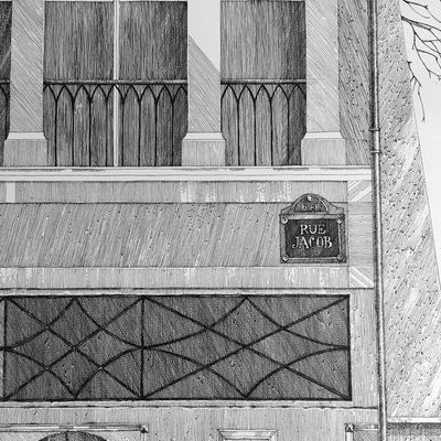Façade parisienne - Rue Jacob. Détail d'un gigantesque panneau... (150 x 50 cm). Encre de Chine sur papier.

🇬🇧 Parisian facade - Rue Jacob. Detail of a gigantic panel. Indian ink on paper @catherine.gran

#catherinegran #design #designer #interiordesign #interiordecoration #interiorinspiration #inspiration #tendance #indianink #amazingdrawings #amazingtechnique #blackandwhite #precision #amazingdrawing #luxurylifestyle #luxurydesign #luxurydesigner #wallpaper #paris #architecture